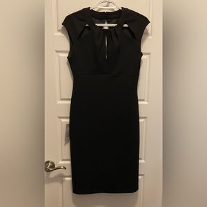 Le Chateau black cut out dress size small